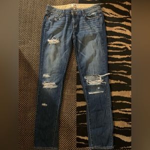 Paige distressed jeans pants size 27